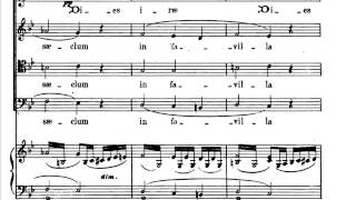 Verdi  Requiem  Dies irae 01 score [upl. by Nilya]