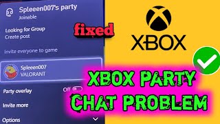 Xbox chat and voice not working Xbox Party chat not working Xbox server down problem Fixed Xbox [upl. by Nwahs]