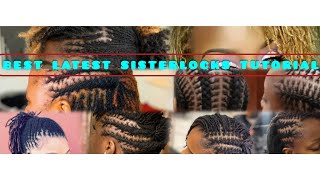 Best Sister Locks IdeasNatural Long and short hairstylesLocs Tutorials Super Easy updo [upl. by Isyed]