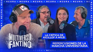 Repercusiones de la marcha universitaria crítica de Kicillof a Milei  Multiverso Fantino  0210 [upl. by Luaped]