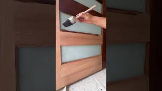 door painting goviral makethisgoviral viral melbournpropaintersrenovation varnish video ￼ [upl. by Magnolia]