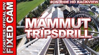 Mammut  Tripsdrill Erlebnispark  OnRide Back View ECam HD [upl. by Dnomse367]