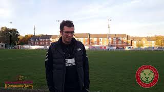 261024 Harrogate Railway Athletic 03 Horbury Town FC postmatch interview [upl. by Eydnarb]