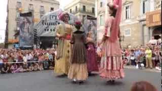 Ball de Gegants Mercè 2013 [upl. by Nylg]