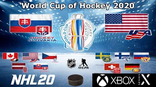 WCH 2020  8  Group A  Slovakia vs USA [upl. by Yauq34]