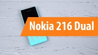 Распаковка Nokia 216 Dual  Unboxing Nokia 216 Dual [upl. by Sirtemed750]