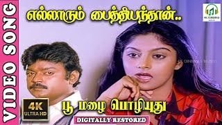 Ellarum Paithiyam Thaan  4K Video Song  VijayakanthNadhiya  KSChitra  Vaali  RDBurman [upl. by Iphigeniah]