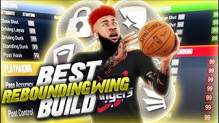 I MADE THE BEST REBOUNDING WING BUILD IN 2K20 HOW TO MAKE THE BEST SMALL FORWARD BUILD PATCH 13 [upl. by Rotkiv347]