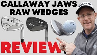 NEW Callaway Jaws Raw Wedges Review  Stunning Looking Spin Machines [upl. by Harutak289]