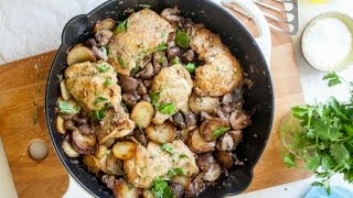 Skillet Mushroom Chicken [upl. by Alben]