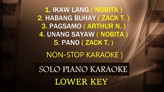 IKAW LANG  HABANGBUHAY  PAGSAMO  UNANG SAYAW  PANO   NON STOP KARAOKE  COVERCY [upl. by Aniuqaoj]