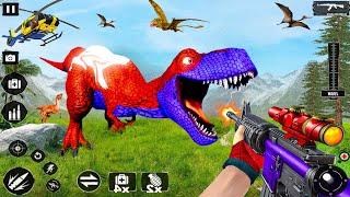 Best Dinosaur 3D Hunter Game – New Dinosaur Game – Android Gameplay [upl. by Lehpar]