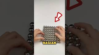 pria ini membuat kubus rubik dari magnet kuat😱 [upl. by Asilej]