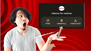 How to remove disable glance for realme mi app from phone realme glance ads problem [upl. by Wyly749]