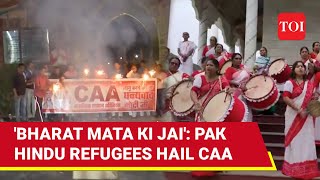 Modi Zindabad Hindu Refugees In Assam Bengal Rajasthan Rejoice As India Implements CAA [upl. by Einon]