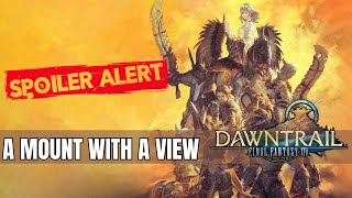 Final Fantasy XIV  Dawntrail  Sidequest  A Mount with a View [upl. by Elli]