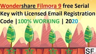 Wondershare Filmora 9 free Serial Key with Licensed Email Registration Code 100 WORKING  2020 [upl. by Zannini]