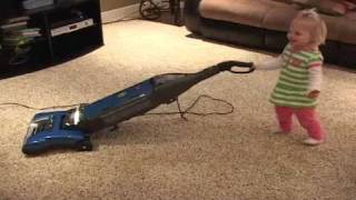 Demonstration of the Hoover 6485 Wind Tunnel Vacuum [upl. by Aileve]