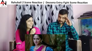 Bahubali 2 Scene Reaction  Devsena Entry Fight Scene Reaction  Prabhas Anushka Sheety Reaction [upl. by Dunning111]