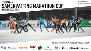 Samenvatting Daikin Marathon Cup 5 – Jan van der Hoorn Schaatssport Marathon  Vrouwen [upl. by Attelrahc442]