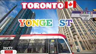 YONGE ST DOWNTOWN TORONTO 🇨🇦 October 52024 [upl. by Nallaf]