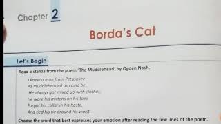 Class 8th Chapter 2 Bordas Cat part 1 [upl. by Oirtemed]