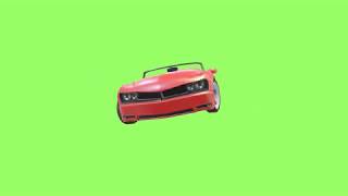 Fond vert  Animation voiture luxe 3d HD green screen 4K  libre de droit  free use  2020 [upl. by Norvil]