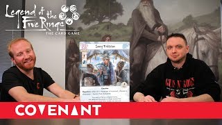 Crane Clan Preview  Legend of the Five Rings The Card Game [upl. by Aisnetroh99]