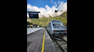 Riding the Flåmsbana one of the Worlds Most Beautiful Train Journeys in Norway Flåm Railway [upl. by Dieter]