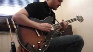 Epiphone Sheraton II  A Simple Song [upl. by Worthy406]