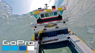 GoPro Awards LEGO Ships Battle Rough Seas [upl. by Hctim239]