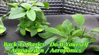 Do It Yourself Aerogarden  Aeroponics [upl. by Dahlstrom]