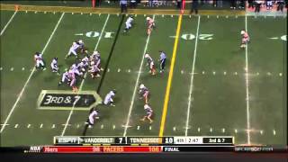 11232013 Vanderbilt vs Tennessee Football Highlights [upl. by Airdnax]