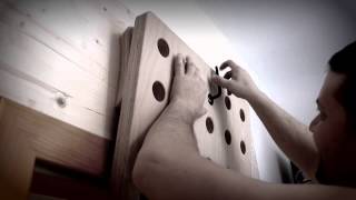 Pegboard Montage auf Kraxlboard [upl. by Eyaf]