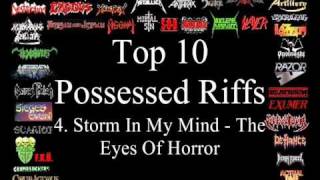 Possessed Top 10 Riffs [upl. by Revilo]