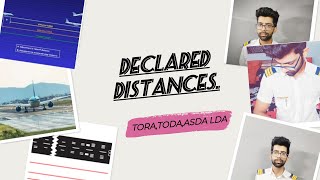 What Are Declared DistancesTODA TORA ASDA LDA  RUNWAY SLOPE CALC Exam Questions [upl. by Ettenna]