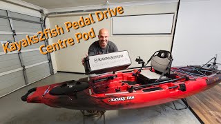 Kayaks2fish NextGen 115 Pedal Drive Center Unbox and Install [upl. by Scarrow]