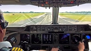 Martinair MD11 TakeOff Amsterdam Schiphol  Cockpit View [upl. by Leiso48]