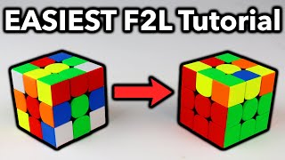 The EASIEST F2L Tutorial Ever  How To Learn Rubiks Cube F2L [upl. by Airym]