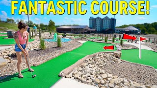 We Found an Awesome Custom Designed Mini Golf Course [upl. by Rosalynd]