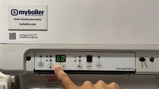 FLOW TEMP  How to intergas hre eco rf and rapid flow temperature adjustment [upl. by Aneet]