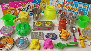 Play with Amazing mini kitchen set MINI CLAY Dolliyon [upl. by Ennairam]