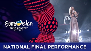 Kasia Moś  Flashlight Poland Eurovision 2017  National Final Performance [upl. by Htezil]