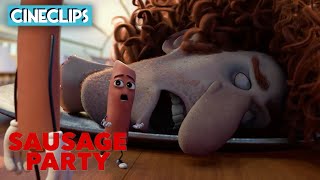 SAUSAGE PARTY Foodtopia Series Gets Really Dirty  KinoCheck News [upl. by Esadnac793]