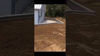 Installing Drain Pipe And Backfilling The Retaining Wall [upl. by Line]