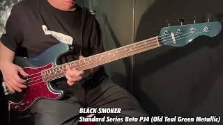 【Ikebe BSound Check】BLACK SMOKER Standard Series Beta PJ4 Old Teal Green Metallic【試奏動画】 [upl. by Behlau914]