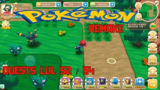 Pokémon Remake 口袋妖怪重制 21  Quests lvl 52  54 [upl. by Bergh34]