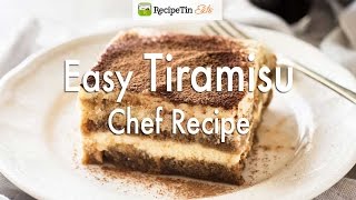 Easy Tiramisu Chef Recipe [upl. by Attesor]