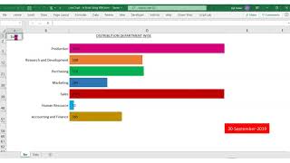 how to create bar chart race in excel live chart with VBA Loop  99ExcelCom [upl. by Aretak]