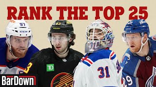 RANKING THE TOP 25 PLAYERS IN THE NHL  2024 [upl. by Yssenhguahs880]